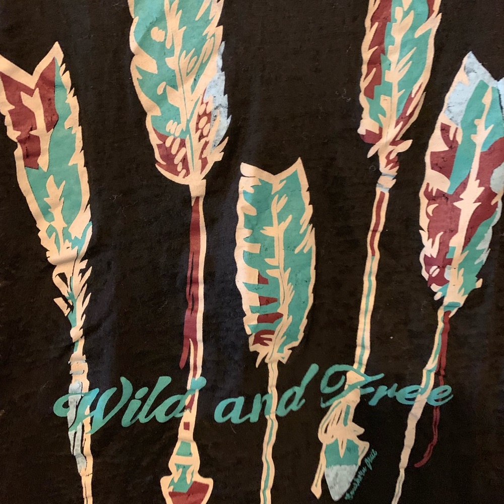 Southern Grace wild and free shirt size small - Picture 2 of 5
